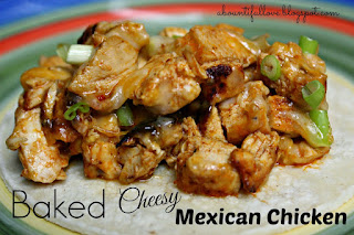 Baked Cheesy Mexican Chicken
