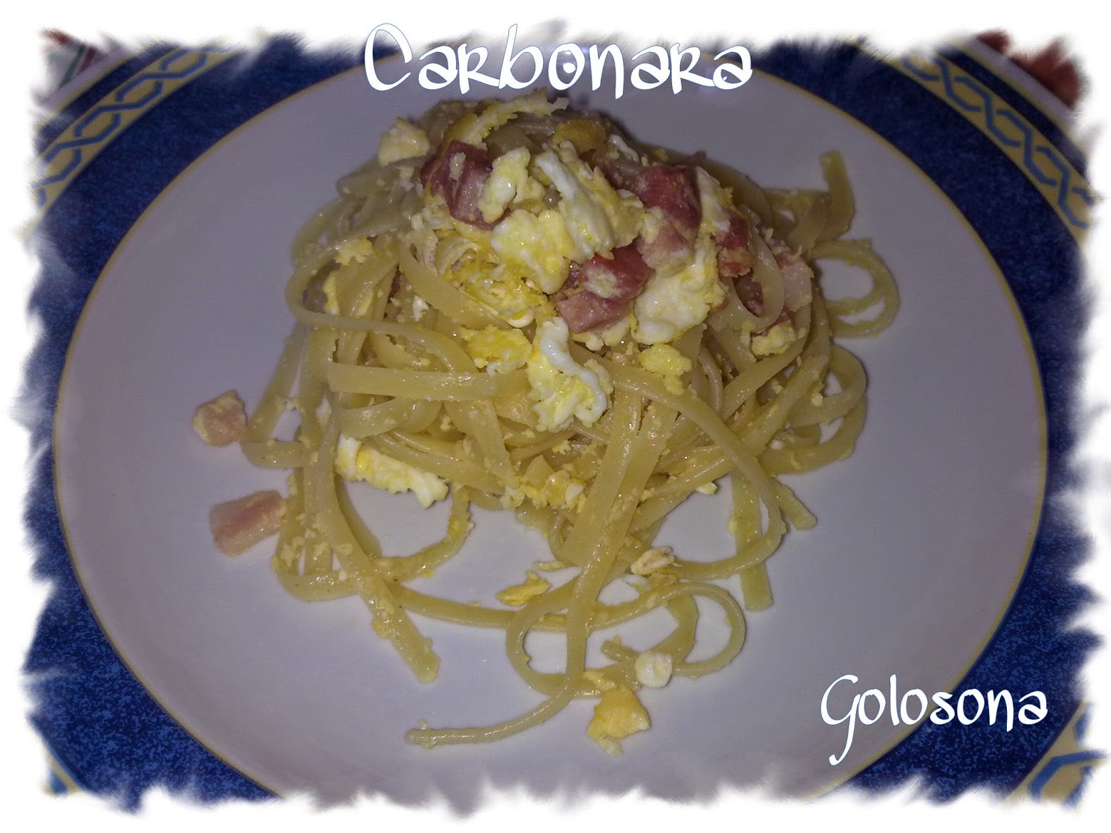 carbonara a modo mio