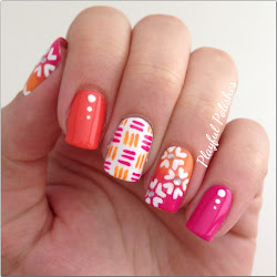 nails match mix springtime nail