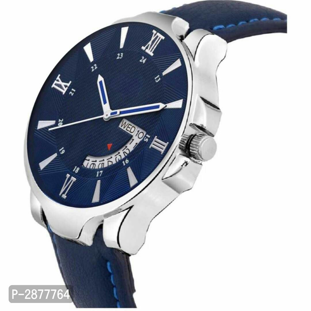 Men's Analog Wrist watch with Date and Day in Dark Blue color Amazon India