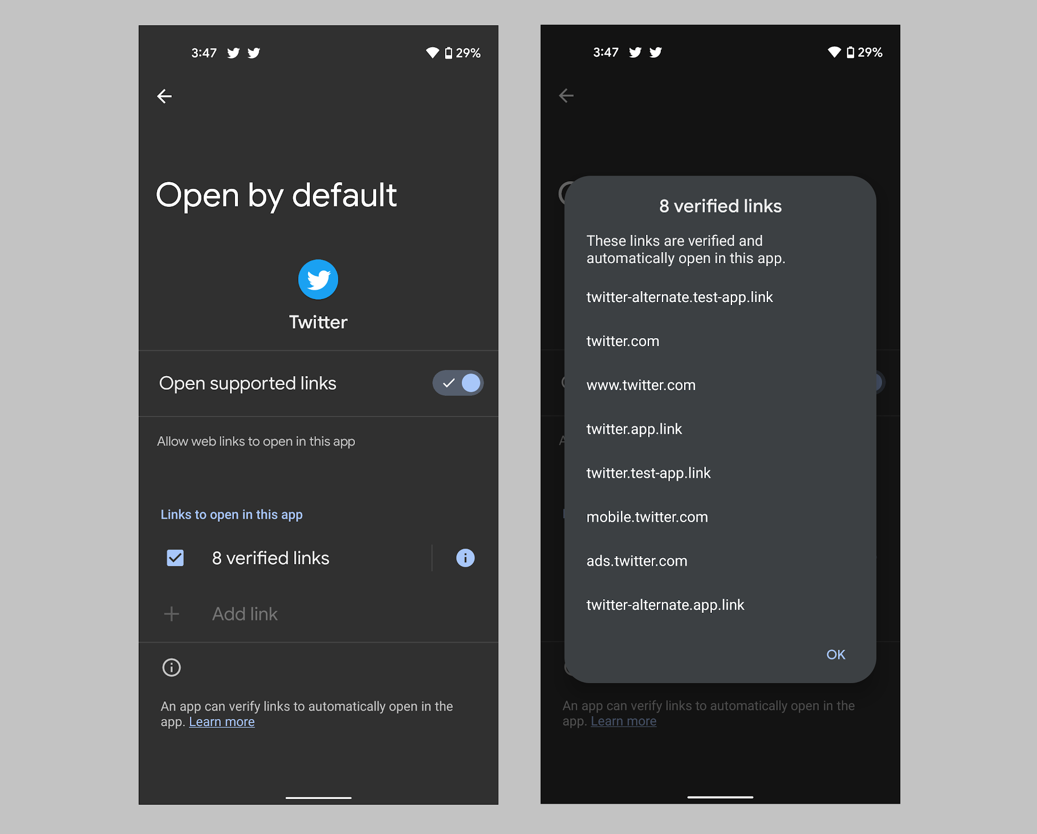 Android 12 è ora in grado di smettere di disturbarti sull’utilizzo di app per aprire collegamenti Web / il mondo delle informazioni digitali Android 12 è ora in grado di smettere di disturbarti sull’utilizzo di app per aprire collegamenti Web / il mondo delle informazioni digitali