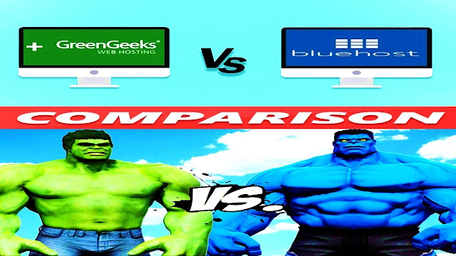 greengeeks vs bluehost web hosting