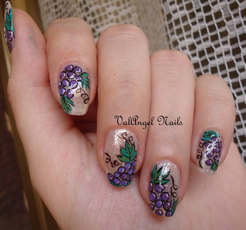 ValAngel Nails Art Nail art "Grapes"
