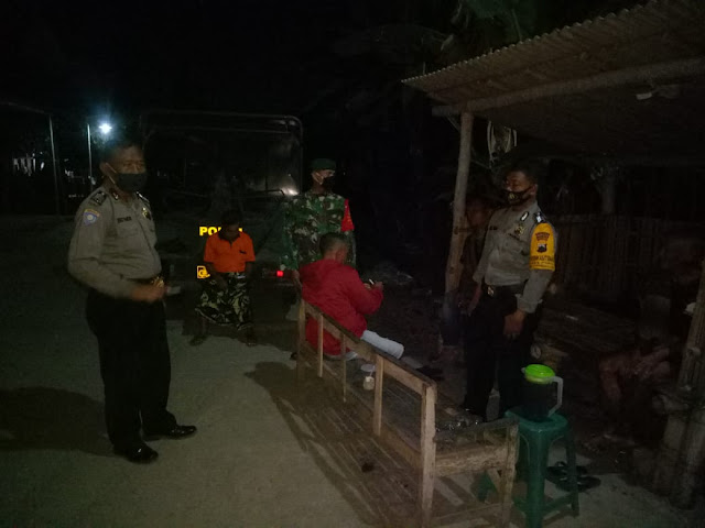 Wujud Peduli Masyarakat, Koramil Karangmalang Patroli Masker