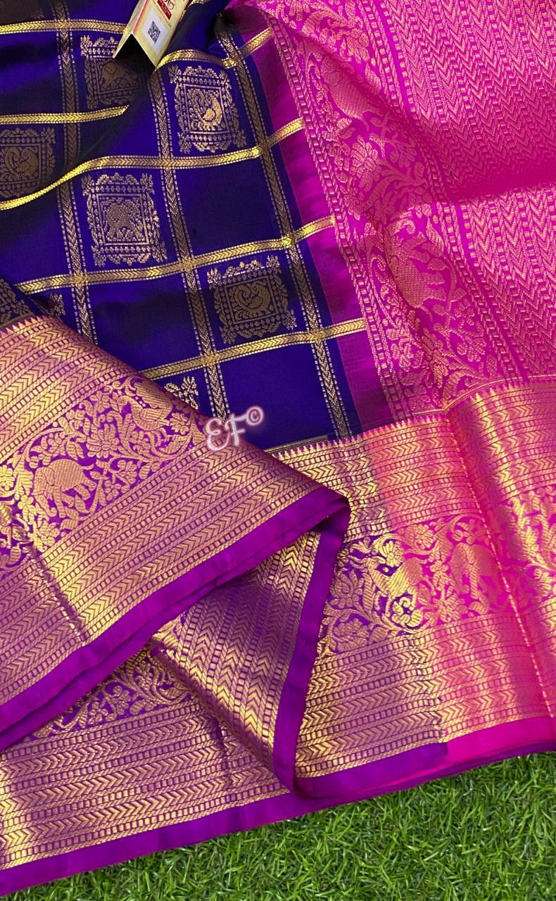 Bridal Big Border Kanchi Pattu/Silk Sarees