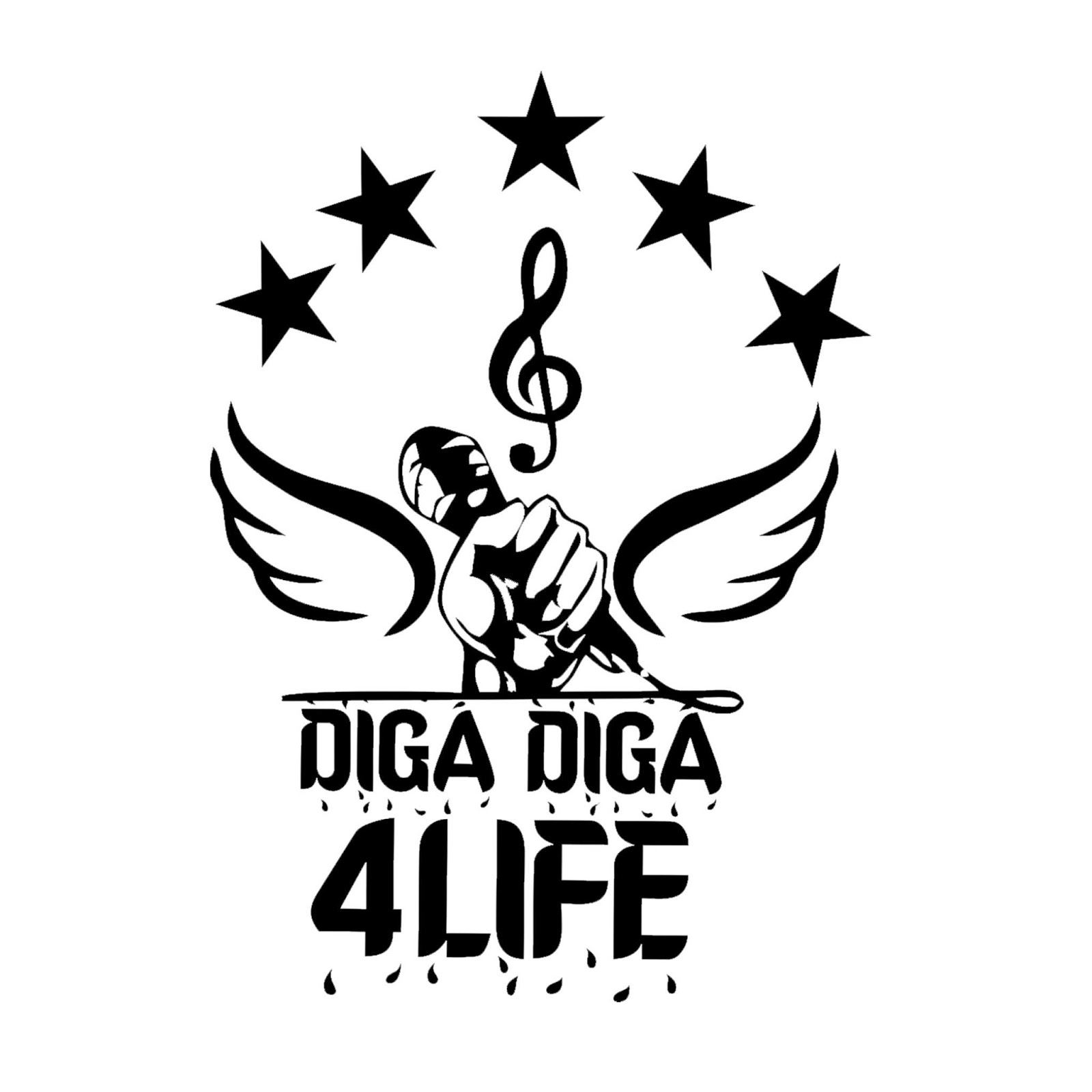 Logótipo (Diga Diga 4life) - SB Designer - +258 845272660