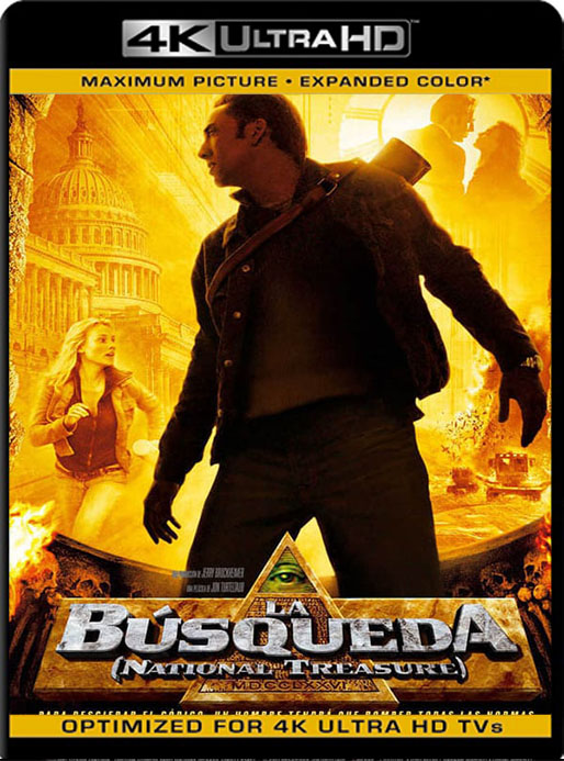 La Búsqueda (National Treasure) (2004) DSNY+ WEB-DL FULL 4K HDR Latino [GoogleDrive] [tomyly]