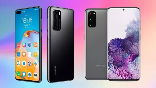 samsung s20 ultra Vs huawei p40 pro plus : perbandingan android version