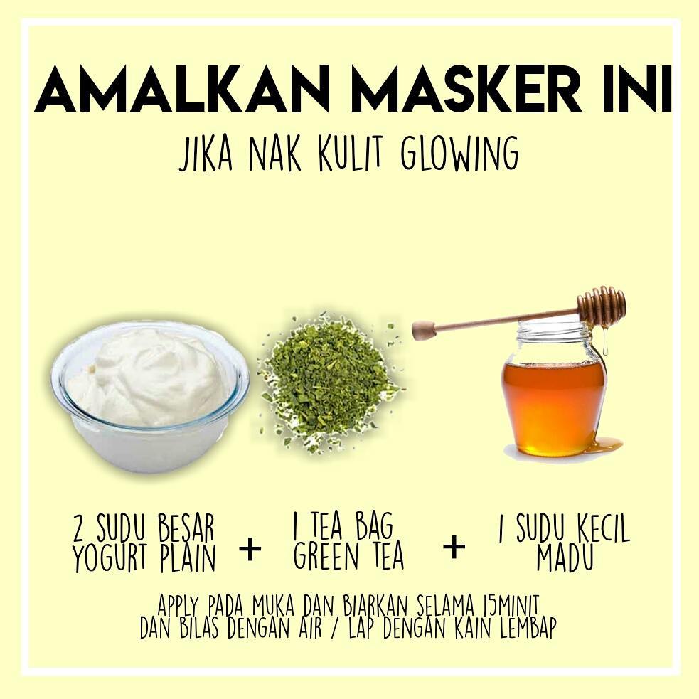 penjagaan muka menggunakan yogurt Julia Forsyth