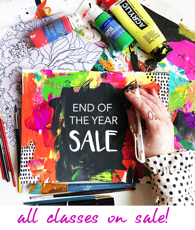 end of the year sale!