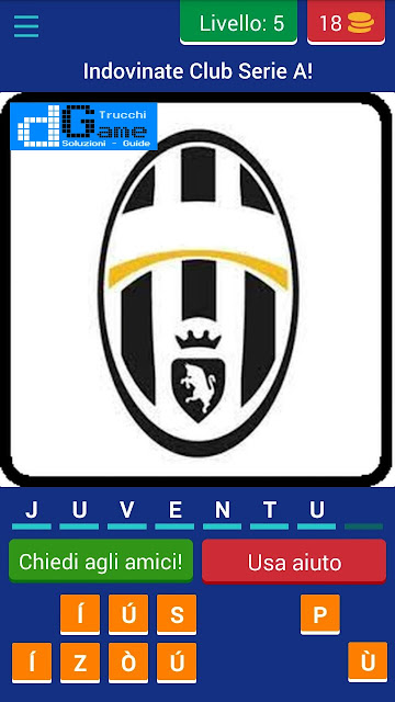 Calcio Italiano - Logo Quiz soluzione livello 1 2 3 4 5 6 7 8 9 10 | Parola e foto