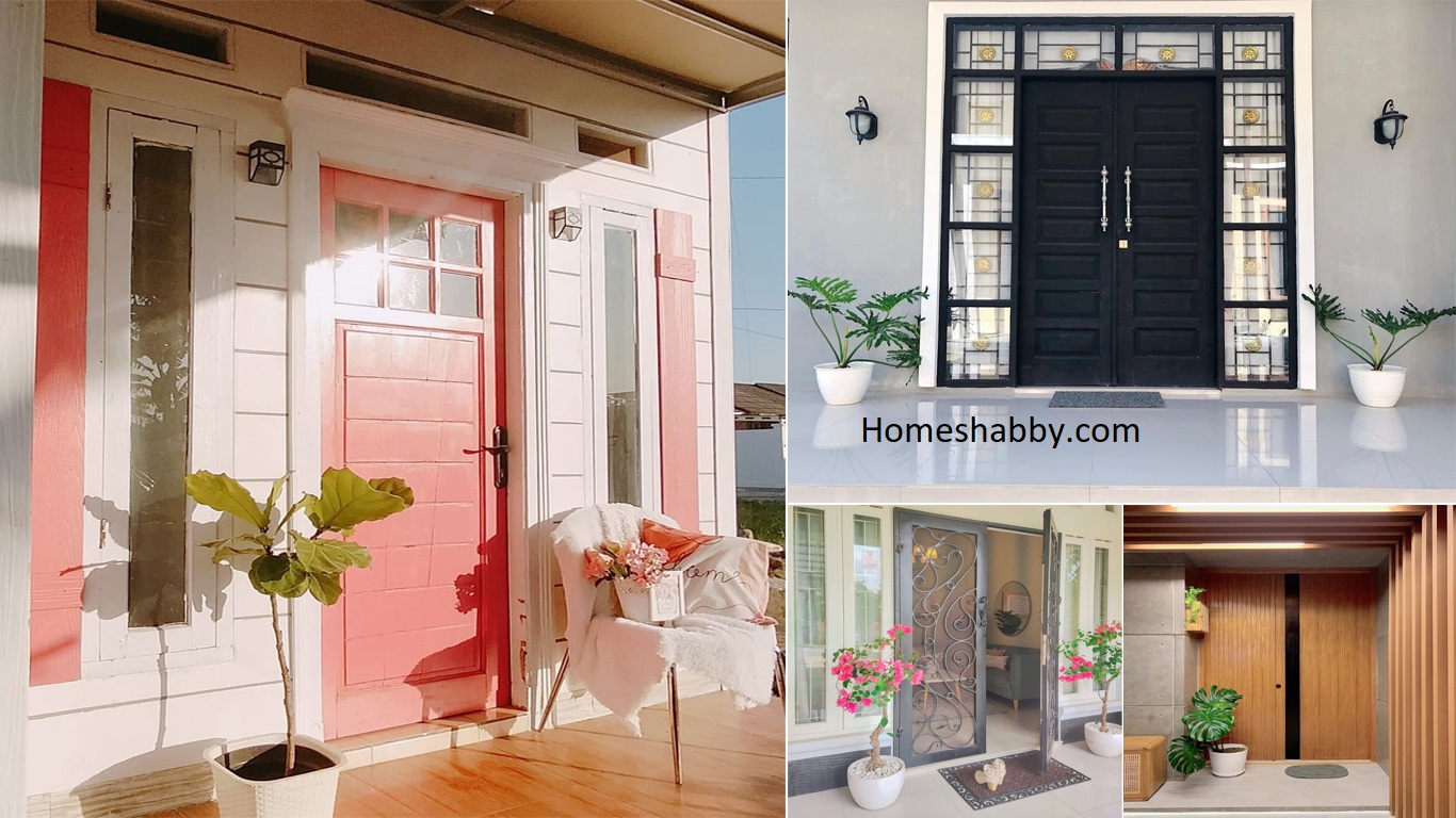 Kumpulan Menarik Desain Pintu Rumah Terbaru. Kokoh dan Menawan