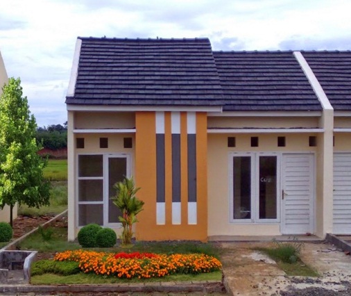 model desain teras rumah minimalis type 21