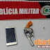 Polícia Militar apreende adolescente de 16 anos com arma de fogo e recupera celular roubado em Sousa