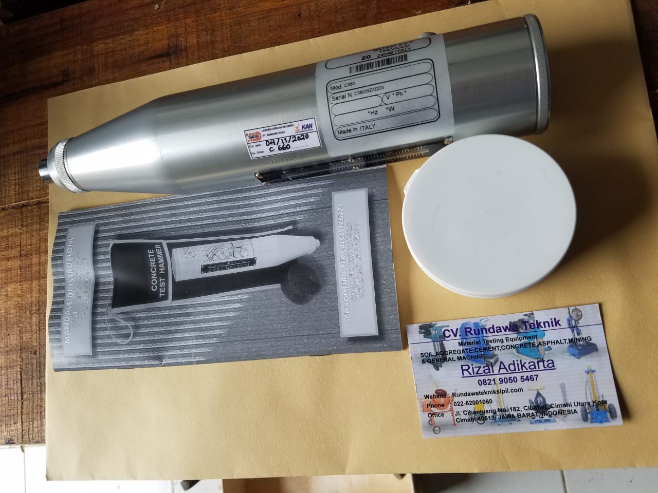 Concrete Hammer Test QC