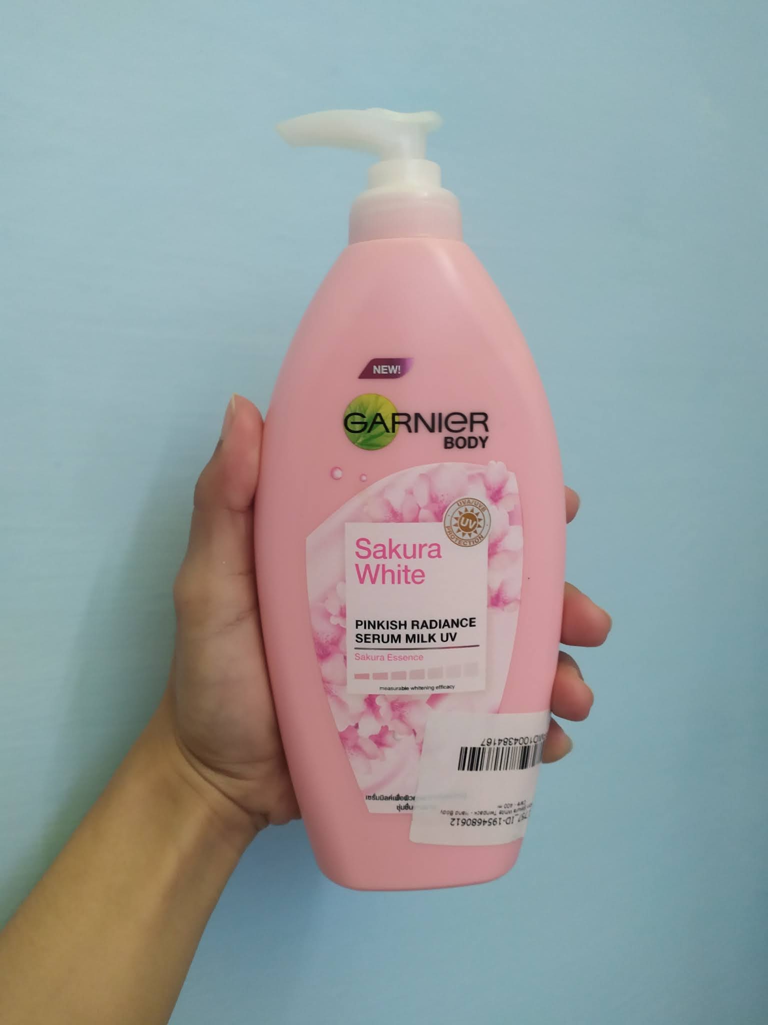 REVIEW PRODUK LOTION GARNIER BODY SAKURA WHITE
