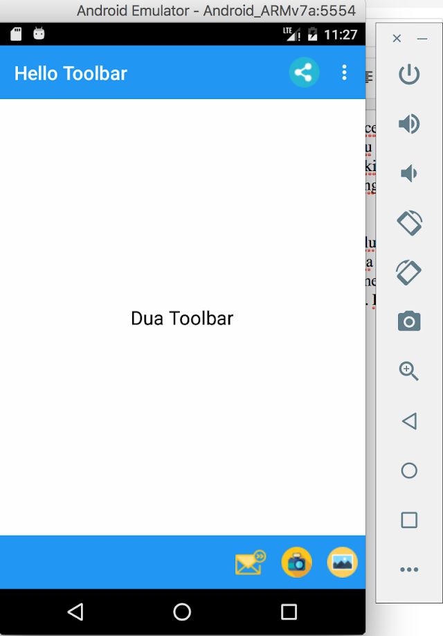 Tutorial Xamarin Android : Membuat Toolbar Bottom (Dua Toolbar)