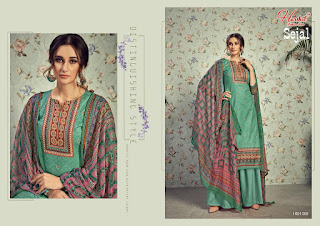 Lawn Cotton Suits wholesale price | Harshit Sejal catalog