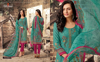 Tunic House Kreeti Pashmina Salwar Kameez Collection At Diwan Fashion Surat-www.Diwanfashion.com