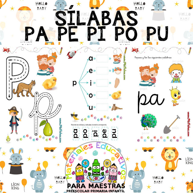 fichas-trabajar-silabas-pa-pe-pi-po-pu