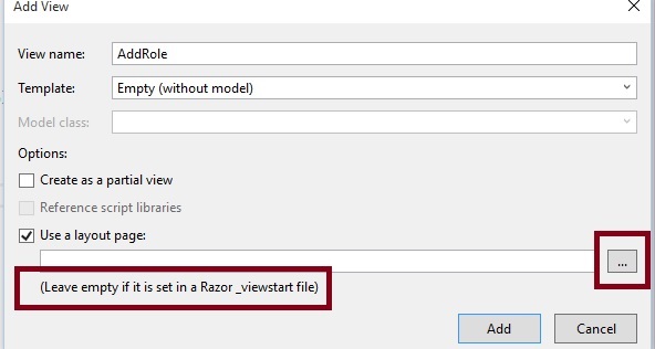 inserting data into sql server database using core 3... Multiple Layout Pages In ASP.NET Core MVC