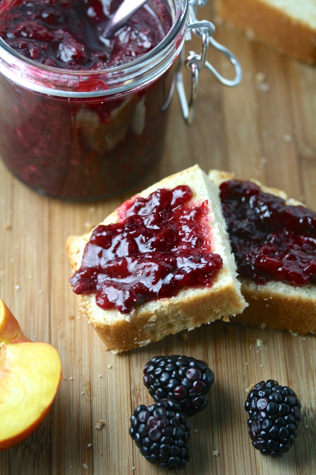 Oregon Transplant BlackberryNectarine Preserves