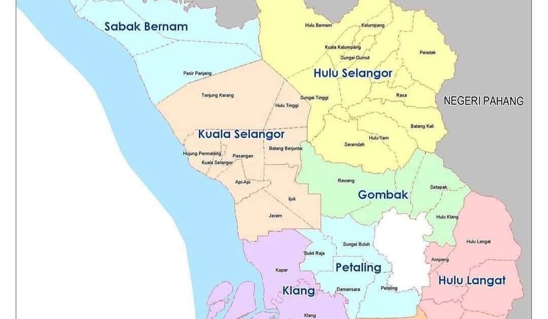 Sempadan Daerah Negeri Selangor - PKPB