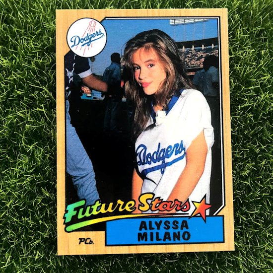 Alyssa Milano // 1986  Retro fashion outfits, Baseball game