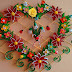 Heart Shaped Wall Hanger for Room Decoration | Paper Quilling Art