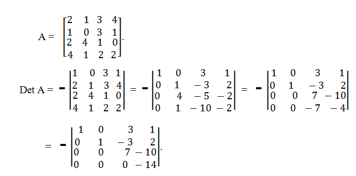 Kofaktor Matriks Ordo 4x4