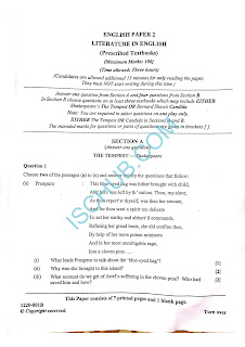 Isc english language paper 2020 solved pdf image