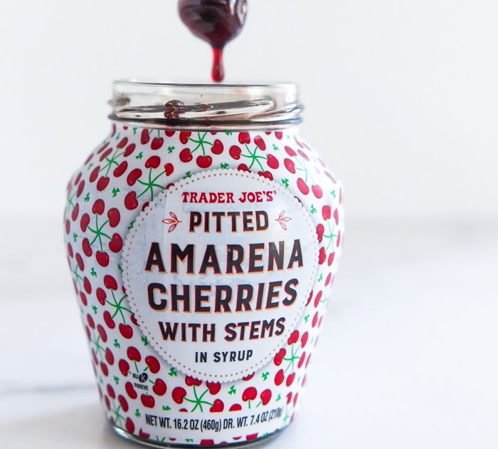 Trader Joe's Pitted Amarena Cherries Review Sweet on Trader Joe's