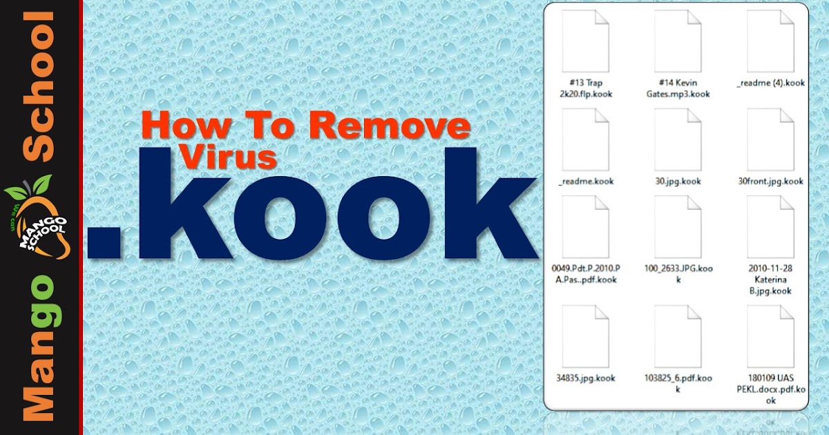 How to remove KOOK ransomware file virus