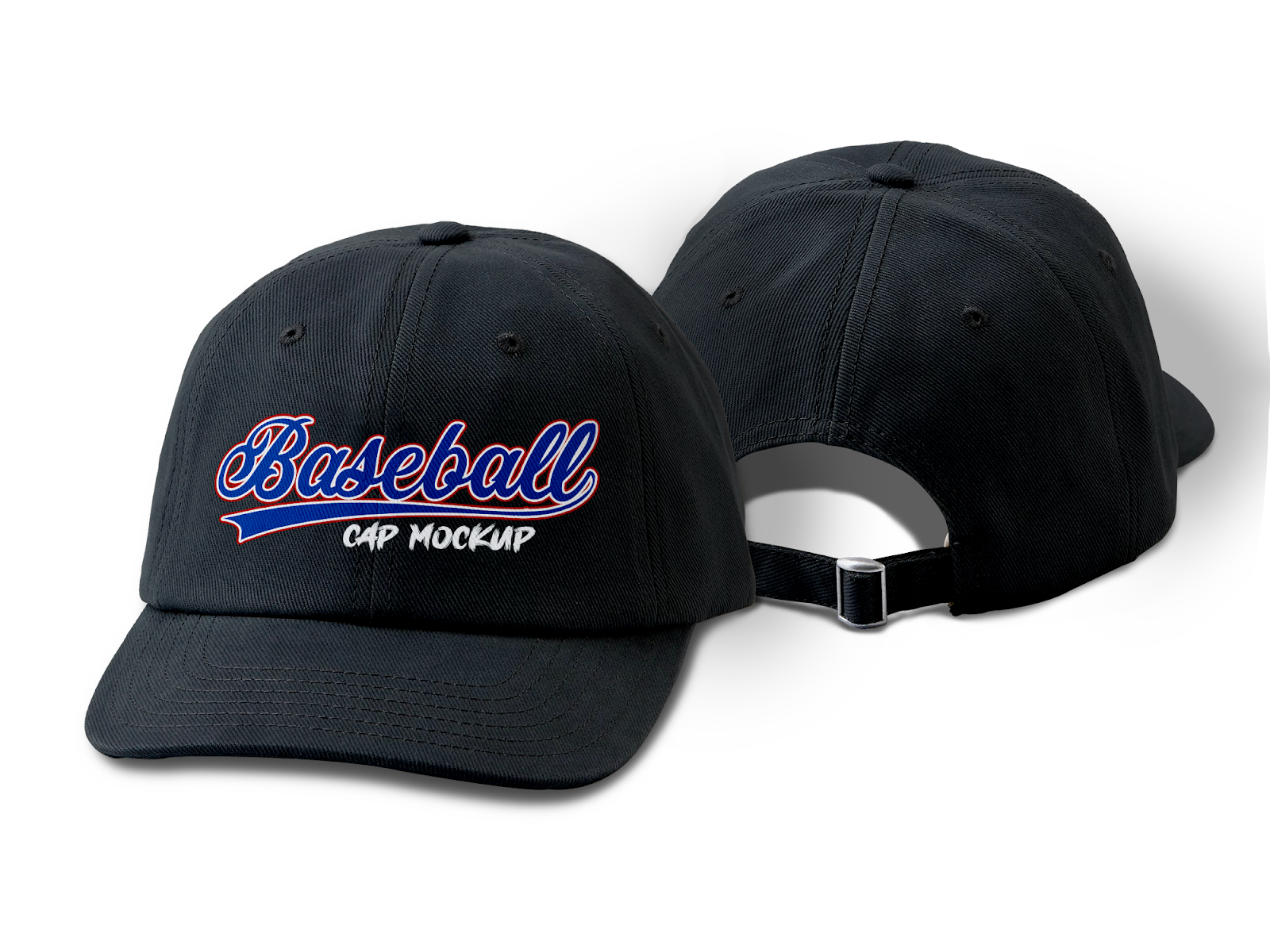 Mockup Topi Baseball Custom #01 Gratis