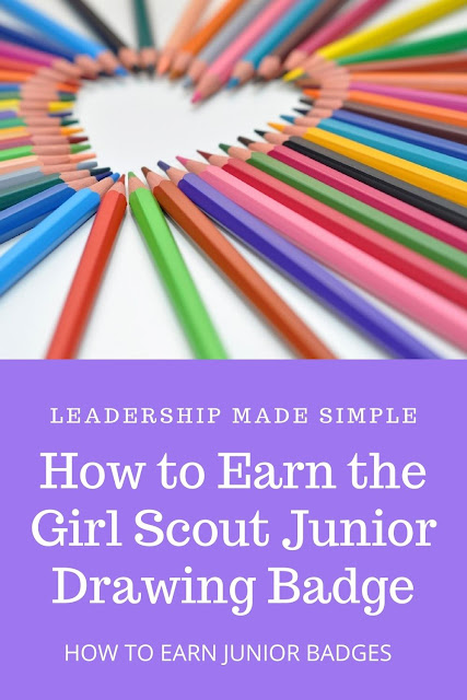How to Earn the Girl Scout Junior Drawing Badge