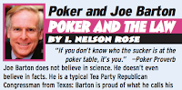 I. Nelson Rose vs. Joe Barton