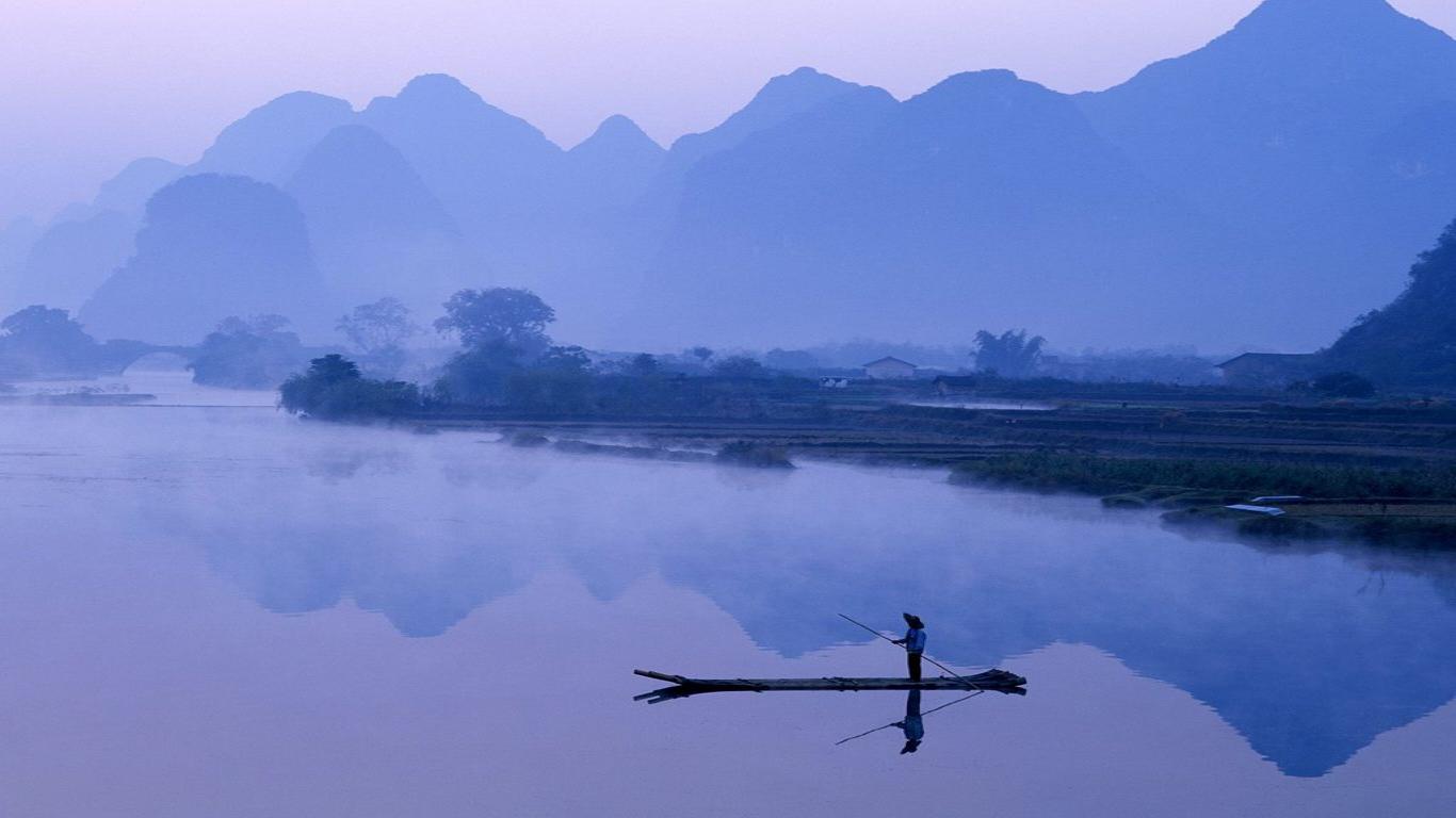 Li River in Guangxi in China