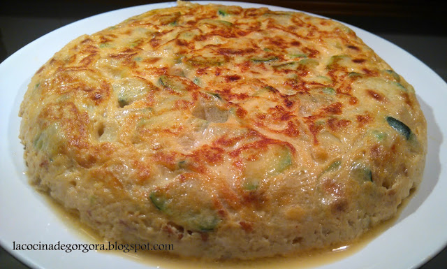 Tortilla De Calabacin Al Microondas
