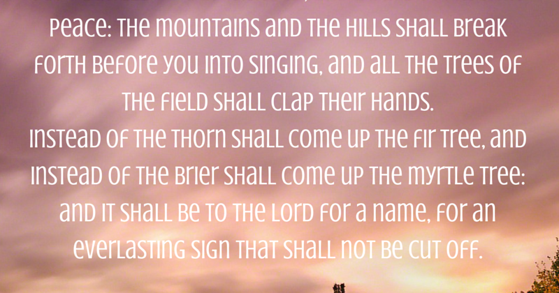 LDS Scripture Of The Day Isaiah 55 12 13 lds-scripture-of-the-day-isaiah-55-12-13