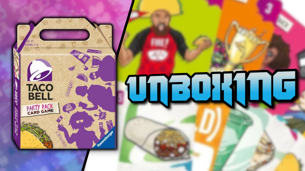 Taco Bell Party Pack Card Game Unboxing RavensburgerNA