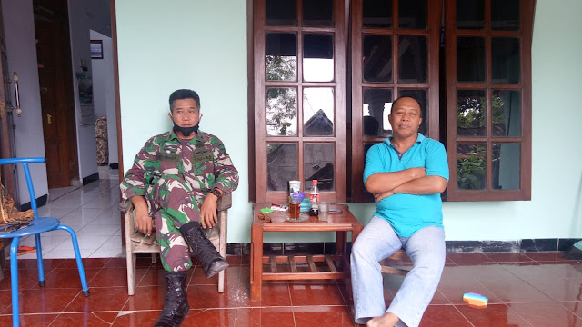 Demi Terjalinnya Tali Silahturahmi yang Baik Babinsa Sambagi Tomas