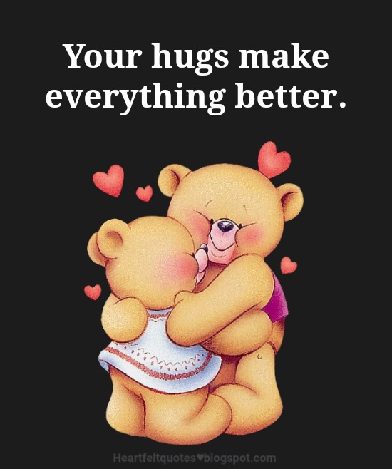 hug quotes for her