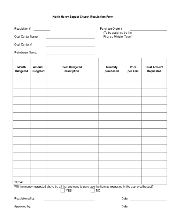 Simple Purchase Requisition Form Certificate Letter