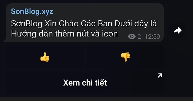 [Telrgram] Gửi Tin Nhắn Có Nút Và Icon Trên Channel