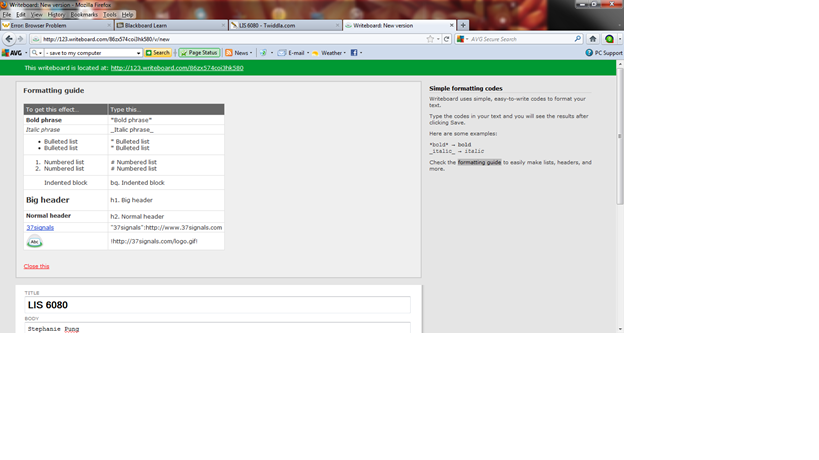 Online Collaboration Tools: A Critical Examination: Writeboard Analysis