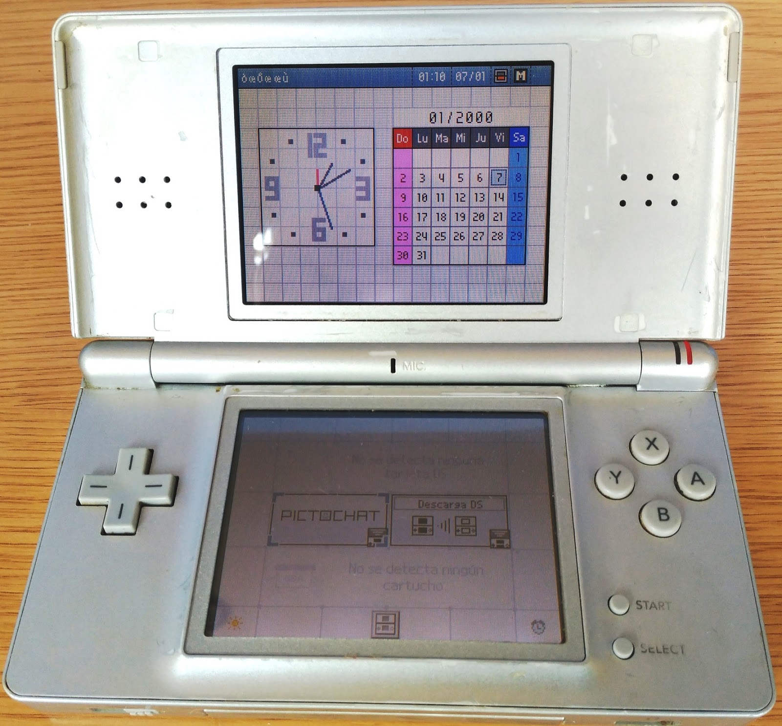 frío papi encuentro Retro Ordenadores Orty: Nintendo DS Lite (modelo USG-001) (2006), carcasa  plateada (1)