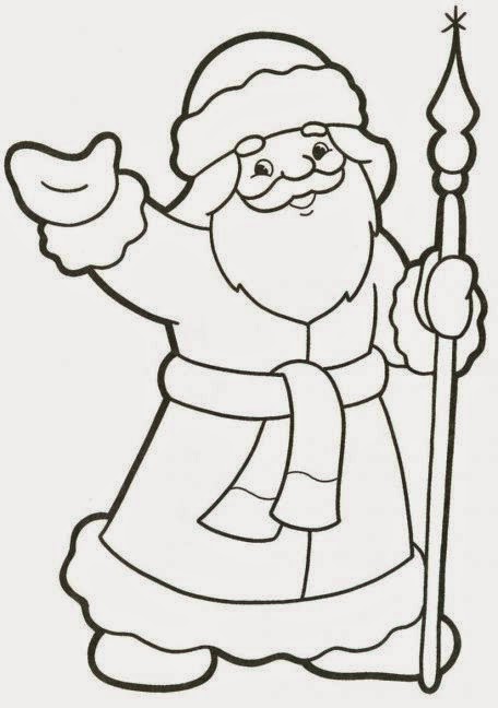 Детски свят: Новогодишни и коледни картинки за оцветяване # 14