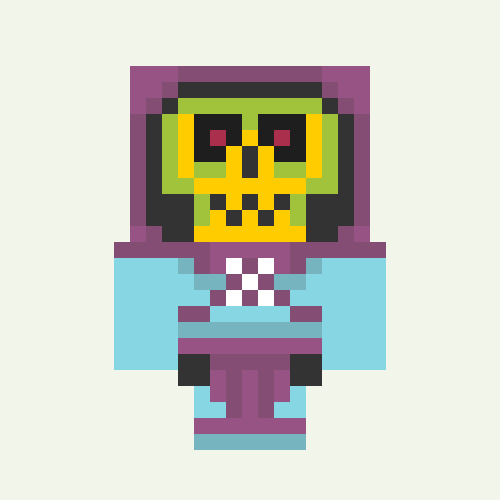 Papercraft Pixelated Masters of the Universe Papercraft4u Free