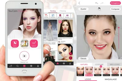 تحميل تطبيق تجميل الوجه بلمكياج بدون نت تطبيق YouCam Makeup مهكر [الاصدار الاخيره] للاندرويد apk