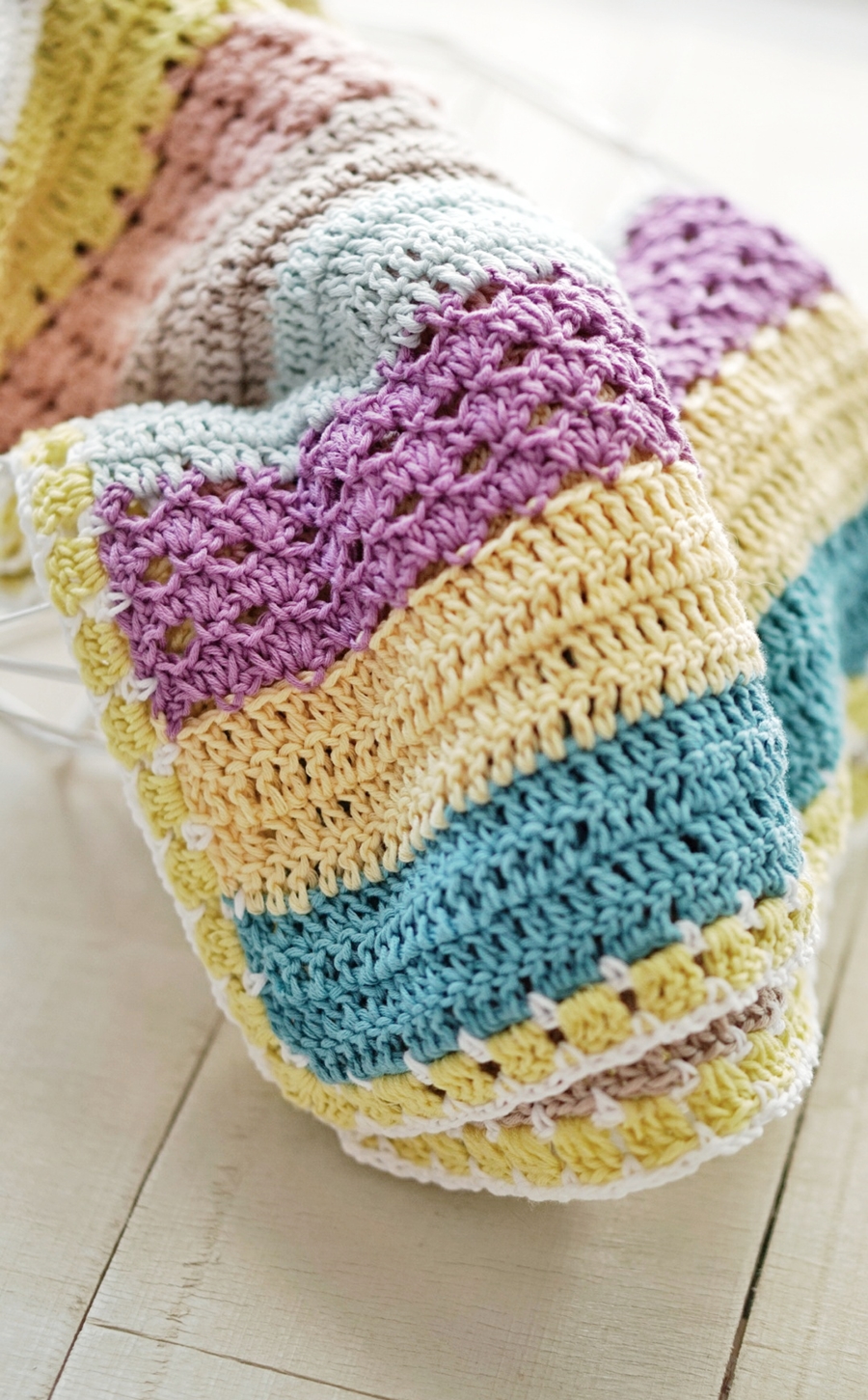 NEW CROCHET PATTERN BABY STROLLER BLANKET OBSiGeN